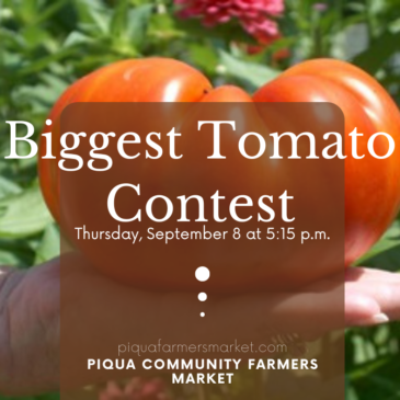 Biggest Tomato Contest coming to the Piqua Farmers Market