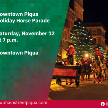 Downtown Piqua Holiday Horse Parade